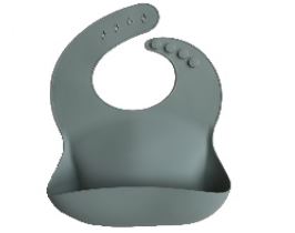 Silicone Baby Bib with Deep Pocket Tray for Mess-Free Feeding