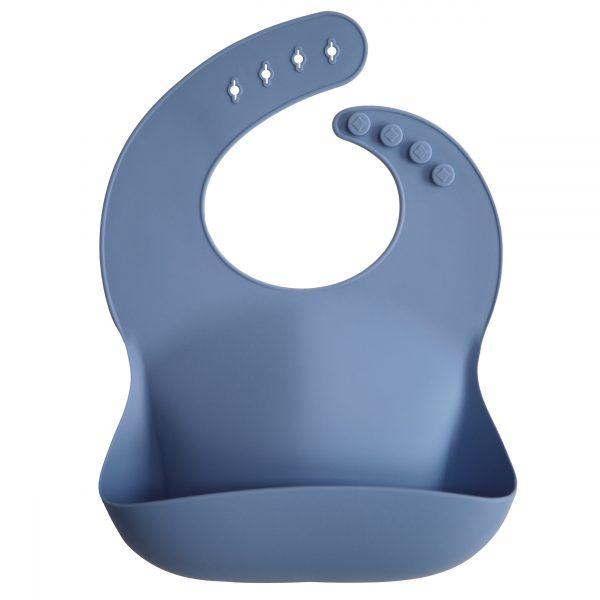 Silicone Baby Bib with Deep Pocket Tray for Mess-Free Feeding