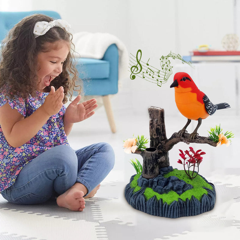 Interactive Chirping Bird Toy – Voice-Activated Sounds & Movement