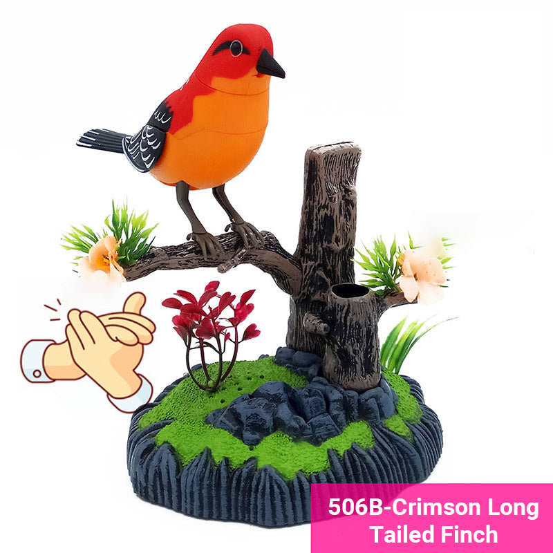 Interactive Chirping Bird Toy – Voice-Activated Sounds & Movement