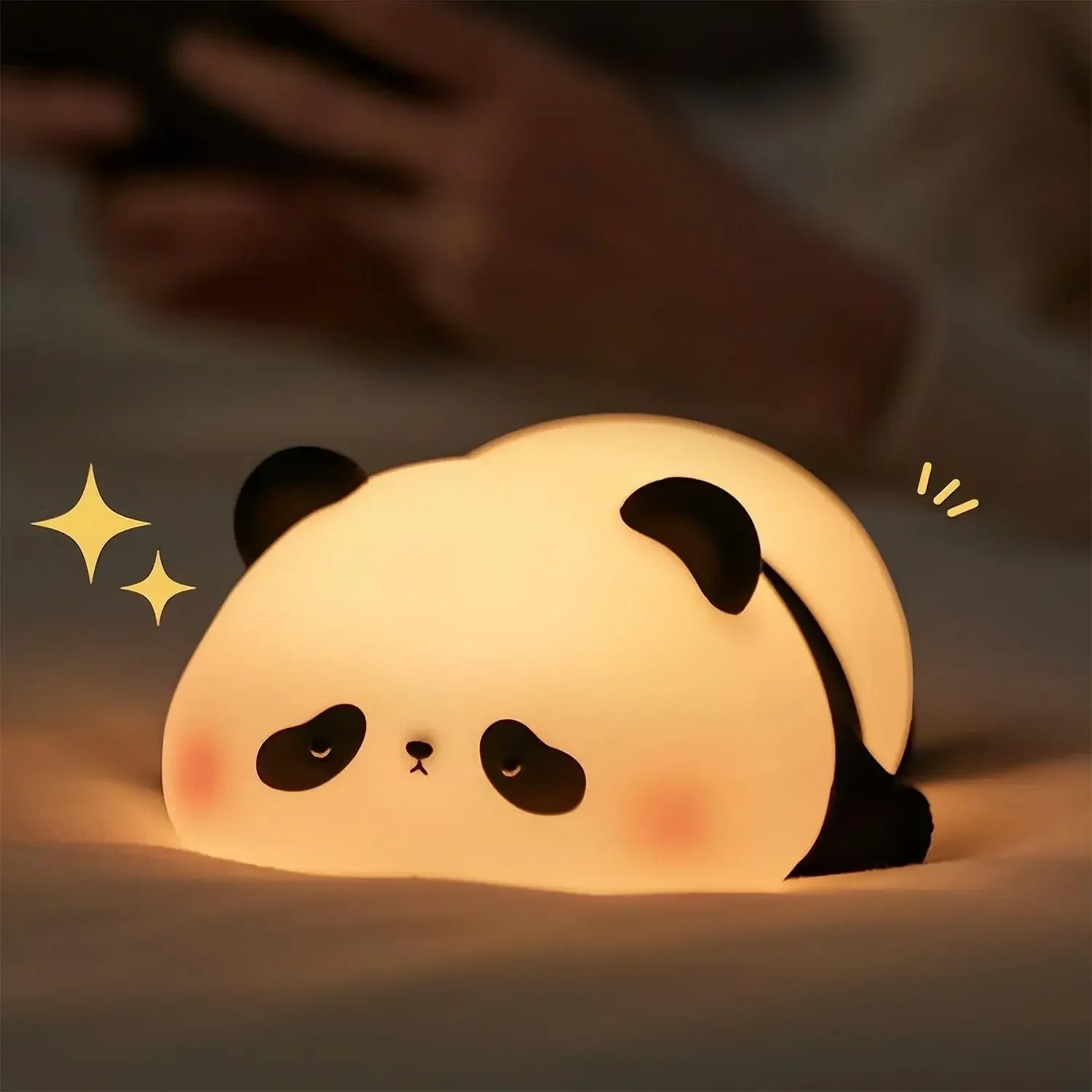 Animal Silicone Night Light with Soft Warm Glow