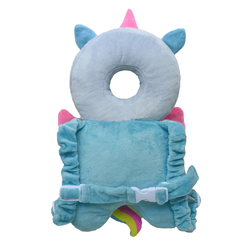 Plush Head Protection Backpack for Infants - Walking Safety Cushion