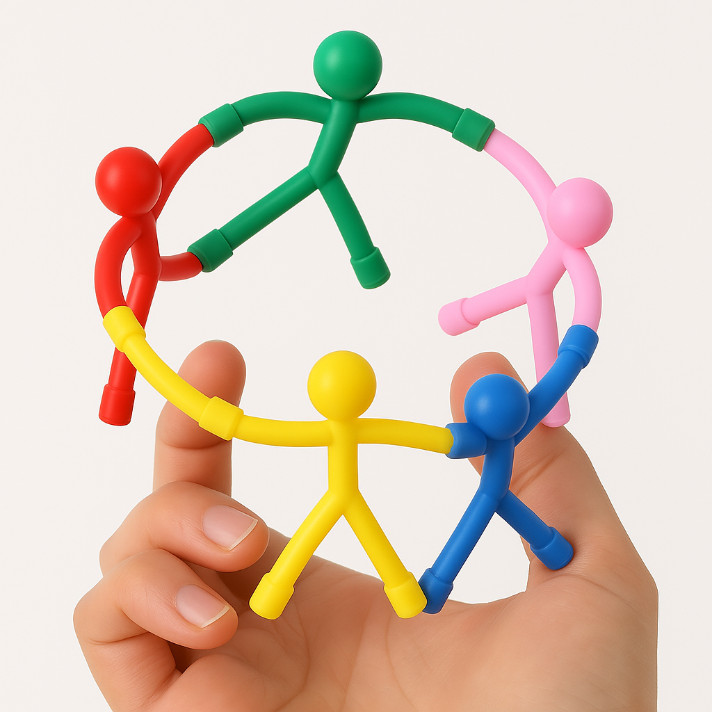 Transparent Plastic Storage with Toys - Home Organization